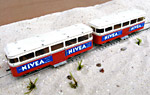 Set Inselbahn Sylt VI "Beiwagen Nr. 6 + 7 zum Borgward LT"