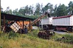 Entladung des Torfbahnzuge