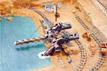 Ton-und Sandgrubendiorama ( Hersteller: MB-modellbau August 2002 )